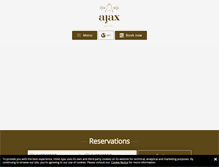 Tablet Screenshot of hotelajax.com.uy